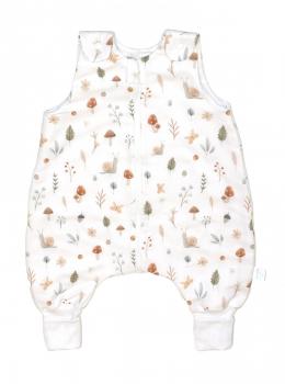 Sac de dormit cu picioare, bumbac de vara, 1 tog, comori din natura, s, 6-24 luni