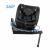 Scaun auto cu isofix kidwell gocar, grupa 40-135 cm, i-size, omologare r129 - negru