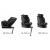 Scaun auto cu isofix kidwell gocar, grupa 40-135 cm, i-size, omologare r129 - negru