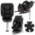 Scaun auto cu isofix kidwell gocar, grupa 40-135 cm, i-size, omologare r129 - negru