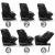 Scaun auto cu isofix kidwell gocar, grupa 40-135 cm, i-size, omologare r129 - negru-gri