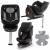 Scaun auto cu isofix kidwell gocar, grupa 40-135 cm, i-size, omologare r129 - negru-gri