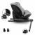 Scaun auto cu isofix kidwell gocar, grupa 40-135 cm, i-size, omologare r129 - gri