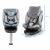 Scaun auto cu isofix kidwell gocar, grupa 40-135 cm, i-size, omologare r129 - gri