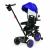 Tricicleta 3 in 1 pentru copii, scaun rotativ 360°, roti din spuma eva, ecotoys wql-066-51 - albastru