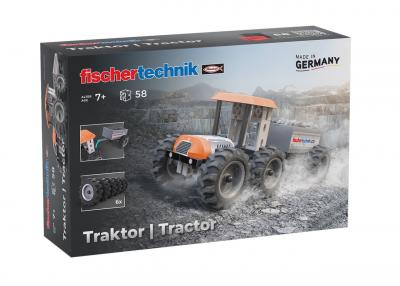 Kit stem tractor de asamblat si manevrat, fischertechnik