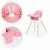 Scaun de masa 2 in 1 ecotoys hc508 - roz