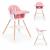 Scaun de masa 2 in 1 ecotoys hc508 - roz