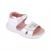 Sandale din piele pentru copii floricele, biomecanics, 252233, alb (marime: 31(19,5-20,1 cm))