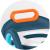 Reductor toaleta cu scara Chipolino Flippy blue