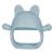 Jucarie pentru dentitie din silicon, appekids, manusa kitty - aqua blue