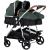 Carucior gemeni Chipolino Duo Smart 2 in 1 basil
