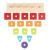 Jucarie din lemn, cubika, sortator forme geometrice 01