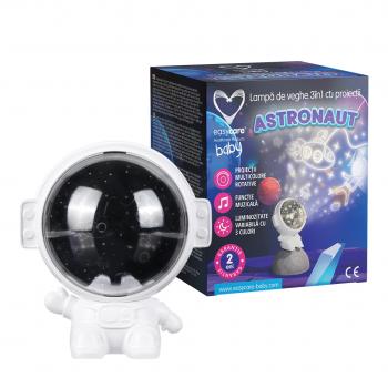 Lampa de veghe cu proiectii easycare baby 3in1 "astronaut"