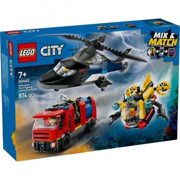 Elicopter, camion de pompieri si submarin remixate