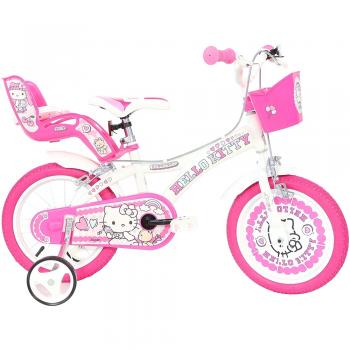Bicicleta copii Dino Bikes 14` Hello Kitty
