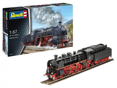Macheta locomotiva express  BR 18 505 cu Tender 2'3' T38