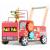 Antemergator din lemn tip masina de pompieri si diverse activitati, 48 x 27.5 x 40.5 cm, ricokids rk-873