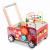 Antemergator din lemn tip masina de pompieri si diverse activitati, 48 x 27.5 x 40.5 cm, ricokids rk-873