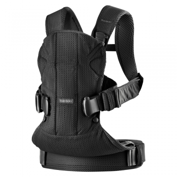 Babybjorn - marsupiu anatomic one air - black, 3d mesh