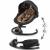 Balansoar leagan electric 2 in 1, bluetooth,  reve negru auriu