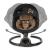 Balansoar leagan electric 2 in 1, bluetooth,  reve negru auriu