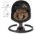 Balansoar leagan electric 2 in 1, bluetooth,  reve negru auriu