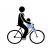 Scaun pentru copii, cu montare pe bicicleta in fata - Thule Yepp Nexxt Mini Aquamarine