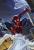 Fototapet "Spiderman pe acoperis" - 184 x 127 cm