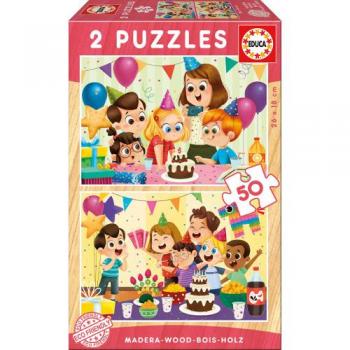 Puzzle Birthday Party 2 x 50 Piese