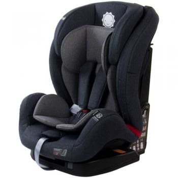 Scaun auto cu sistem Isofix si DTS 9-36 kg - Sun Baby - Gri