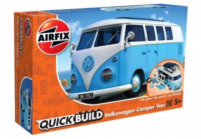 Kit constructie Airfix QUICK BUILD VW Camper Van blue