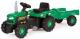 BabyGo - Tractor cu remorca Green
