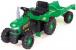 BabyGo - Tractor cu remorca Green