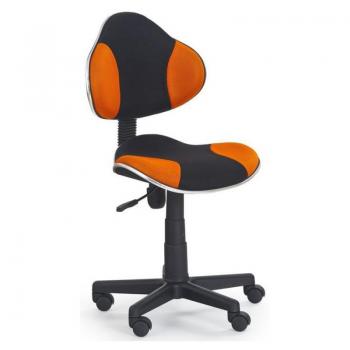 Scaun birou copii HM Flash portocaliu - negru