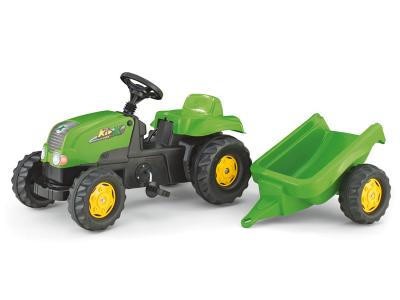 Tractor Cu Pedale Si Remorca ROLLY TOYS 012169 Verde
