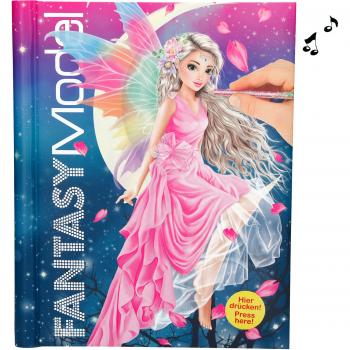 Fantasy Model Carte de colorat coperta cu muzica si luminite Depesche PT3433