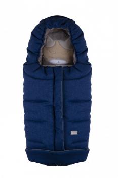 Nuvita Cuccioli sac de iarna 100 cm - Cat Melange Royal Blue / Grey - 9605