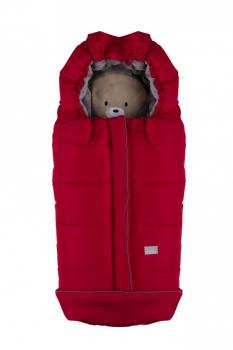 Nuvita Cuccioli sac de iarna 100 cm - Bear Red / Grey - 9605