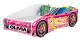 Pat Tineret MyKids Race Car 08 Pink-140x70