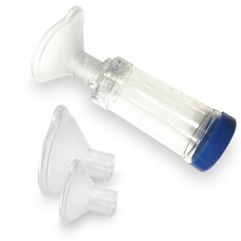 Camera de inhalare RedLine Spacer,  3 masti:  0-18 luni, 1- 5 ani, 5+,  faciliteaza tratamentul...
