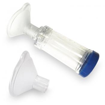 Camera de inhalare RedLine Spacer, 2 masti: 0-18 luni, 5+, faciliteaza tratamentul cu inhalatoare