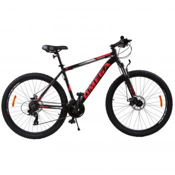 Bicicleta mountainbike Omega Thomas 27.5    cadru 49cm  negru rosu 2019