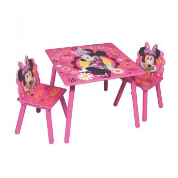 Set masuta si 2 scaunele Minnie Mouse Simply Charming