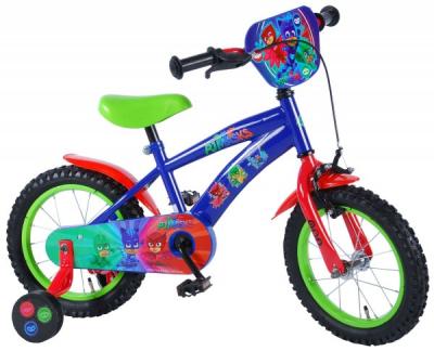 Bicicleta Volare pentru baieti 14 inch cu roti ajutatoare Pj Masks