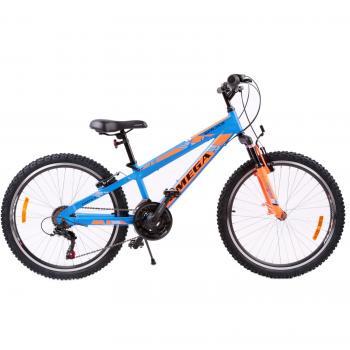 Bicicleta mountainbike copii Omega Gerald 24    18 viteze  albastru2019
