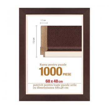 Rama puzzle 1000 p - maron groasa 7.2xh1.7- 68 x 48 cm