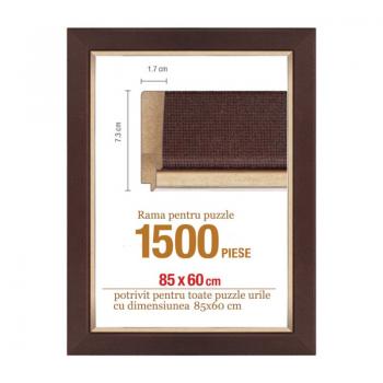 Rama puzzle 1500 p.maron striat-groasa 7.3xh1.7- 85 x 60 cm