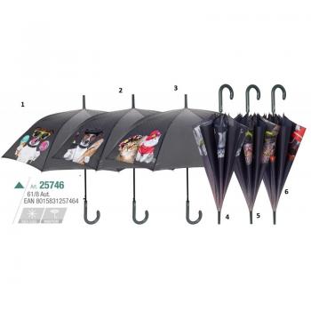 Umbrela automata baston (6 modele animale casa) - Perletti