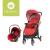 4Baby ATOMIC Travel System Red